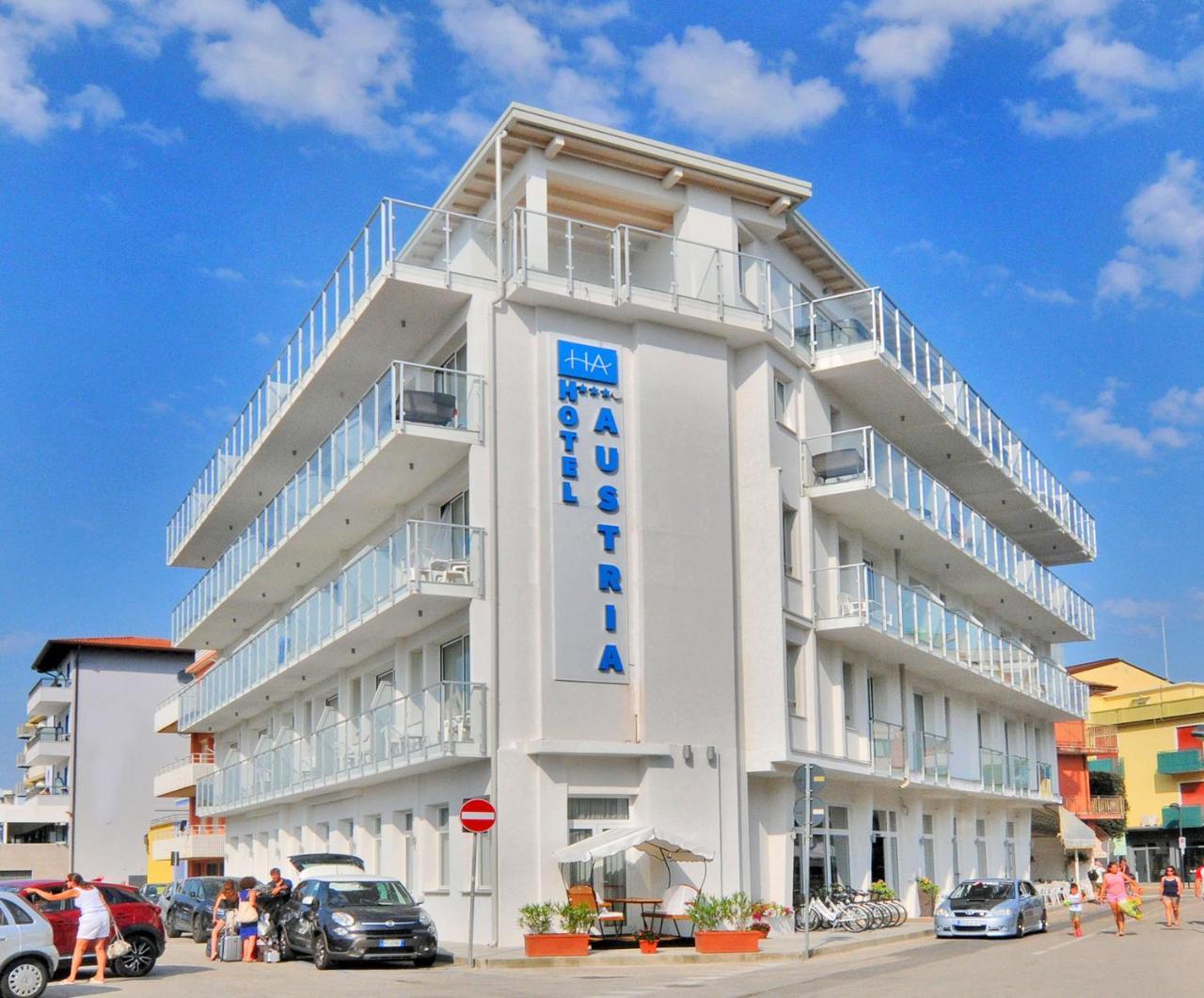 Hotel Austria Каорле Экстерьер фото